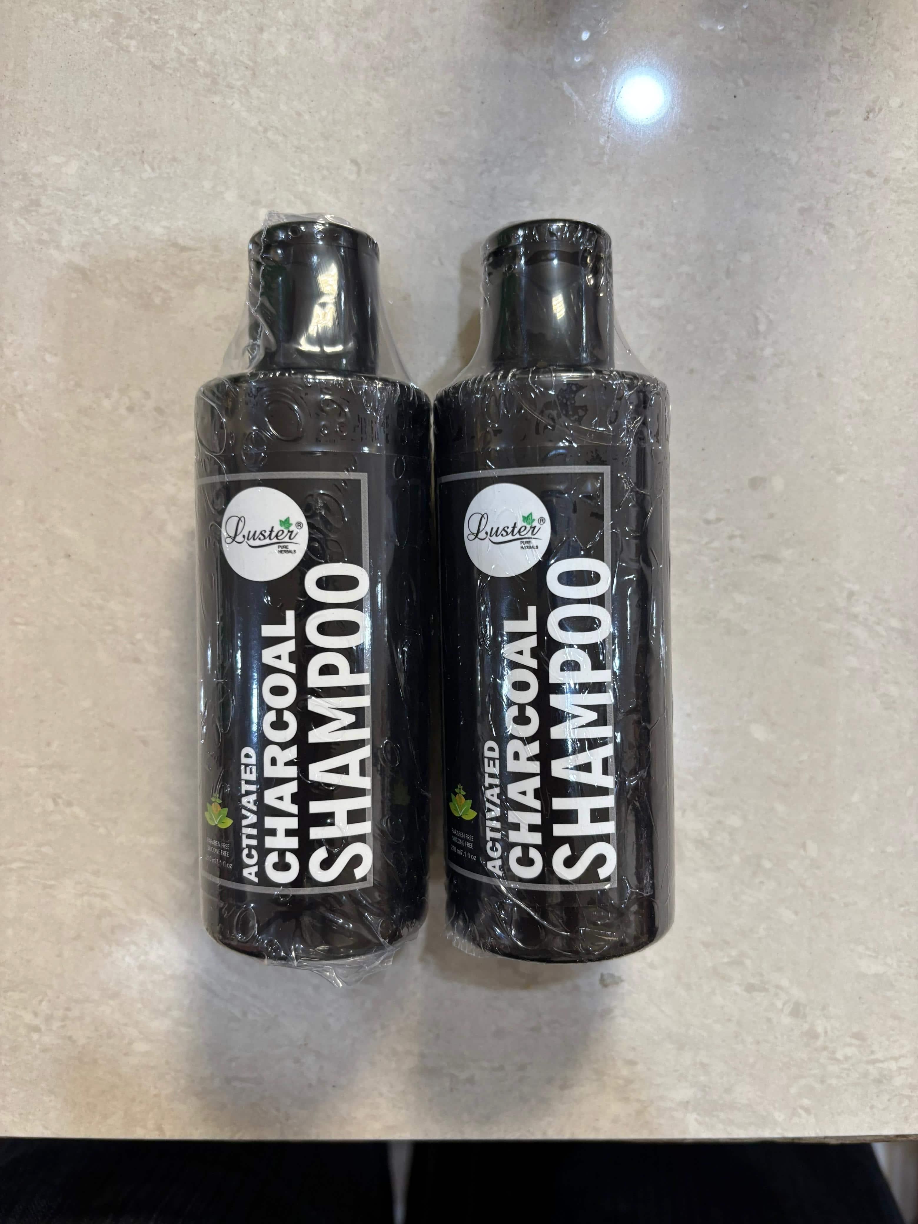 Activated Charcoal Shampoo 210 ml each (Pack of 2)